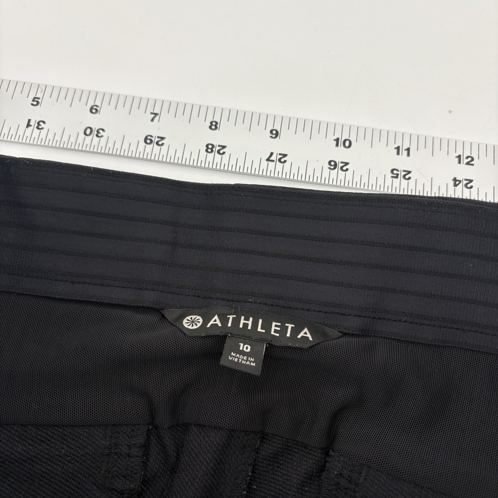 Athleta Wander Stash Skinny Pants Women's 10 Black Tapered Stretch Hiking Travel - Picture 5 of 11